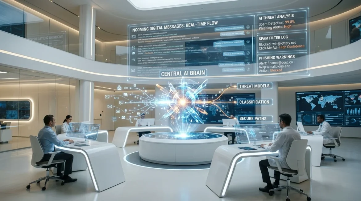 Intelligent message filter in cybersecurity